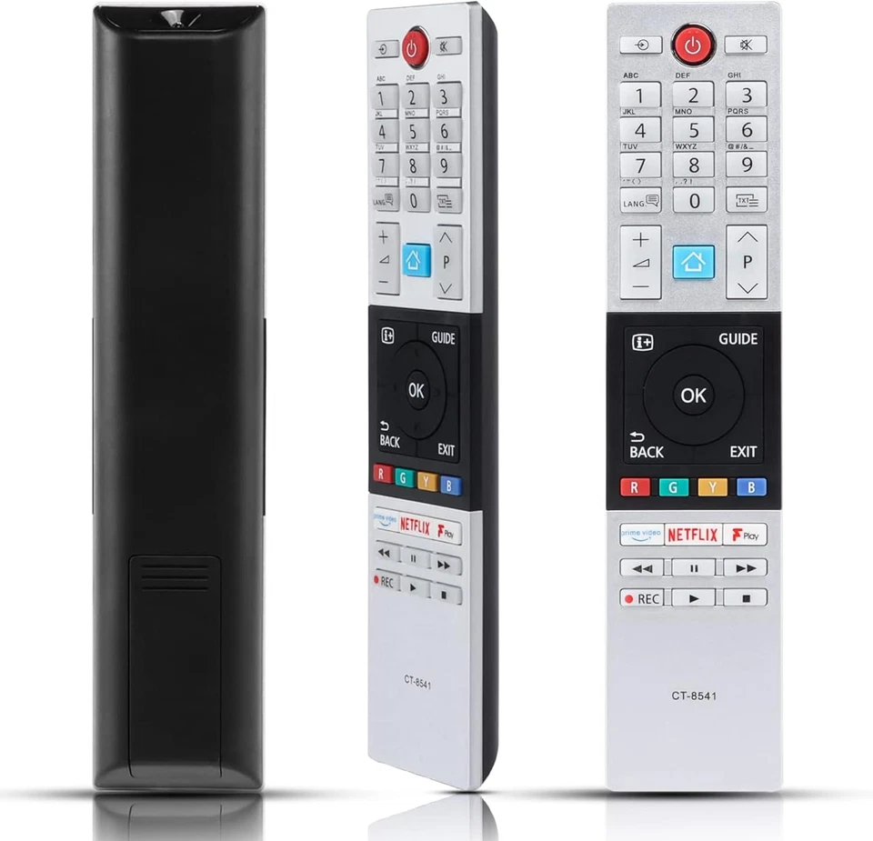 FOR CT-8541 TOSHIBA TV REMOTE CONTROL REPLACEMENT NETFLIX + PRIME BUTTONS SMART