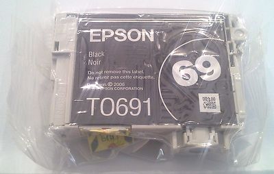 Epson T0691 BLACK ink jet printer NX300 NX305 NX400 NX415 NX510 NX515 to691 69