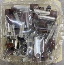 BM 00713 Insulated End Sleeve/Bootlace Lug, 10mm2/8 AWG, BROWN, 50 Pc's Pkt