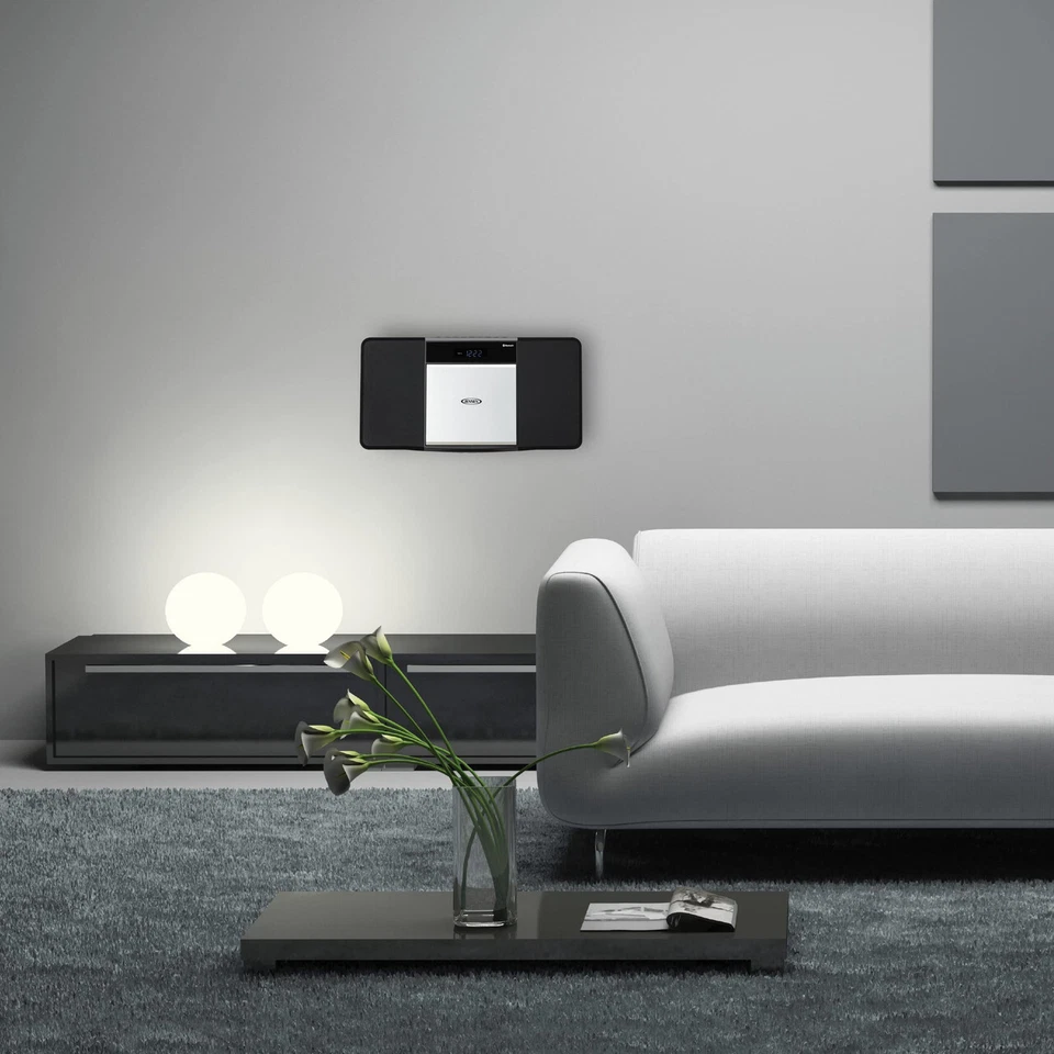 JBS-300 Modern Bluetooth Stereo Music System for Home with CD/MP3/WMA Player - Image 4 of 4