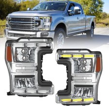 Led Headlights For 2017-2019 Ford F-250 F-350 F-450 F-550 Super Duty Pair Chrome Led Headlights For 2017-2019 Ford F-250 F-350 F-450 F-550 Super Duty Pair Chrome