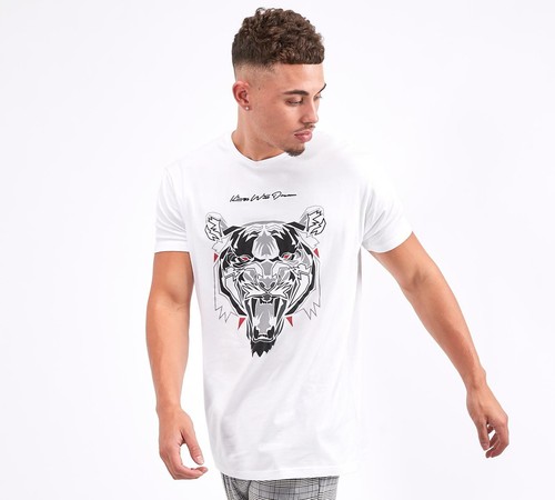 Muscle Tiger Graphic Print Demon 