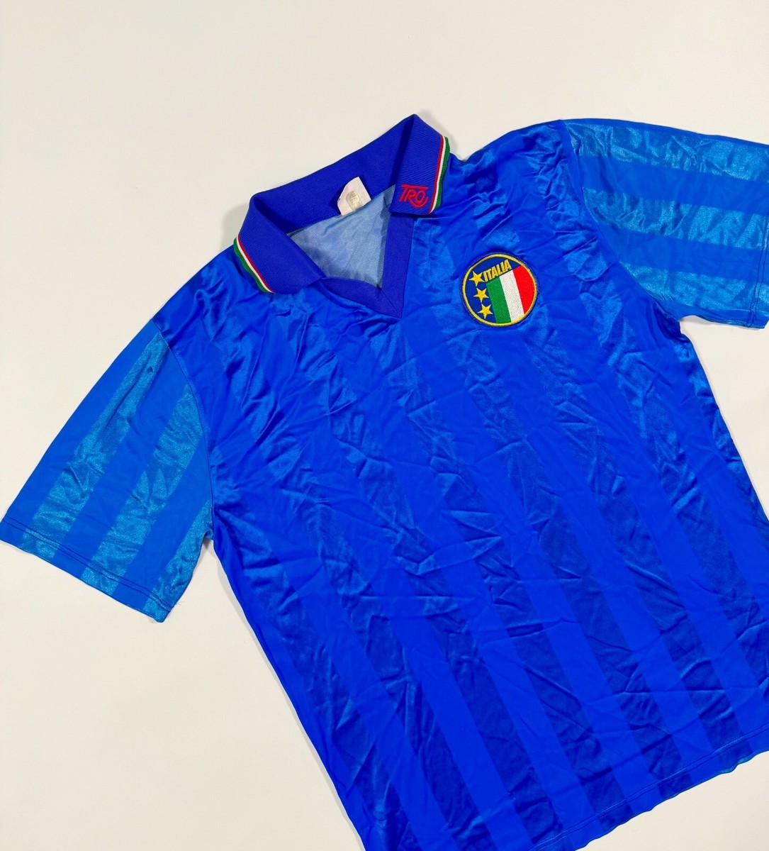 ITALY ITALIA NATIONAL TEAM 1986/1990 HOME FOOTBALL SHIRT JERSEY