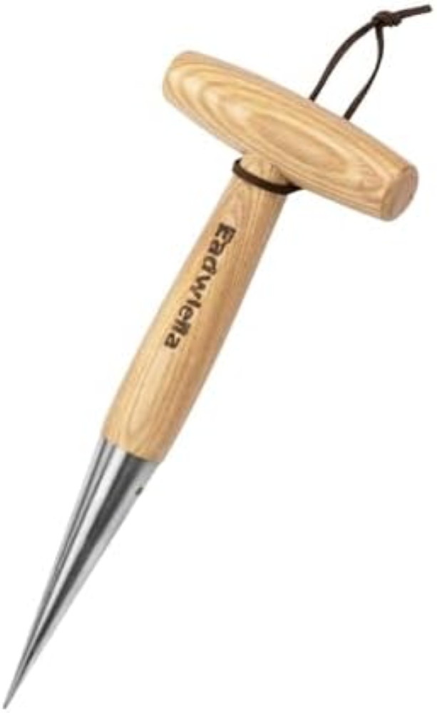 Seminatrice Manuale per Bulbi con Scala - Piantatoio Inox e Legno