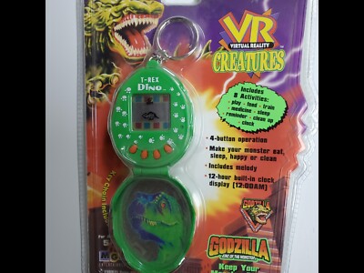 Godzilla Virtual Reality VR Creatures Cyber Pet MGA 1997 Still Sealed!  OBO