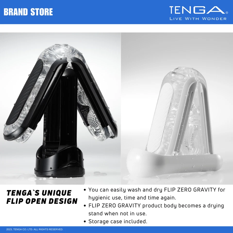 TENGA Flip Zero Gravity Male Reusable Masturbator/ Stroker & Lotion Bundle - Image 4 of 4