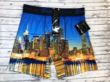 New Mens Fresh Supply And Co Brief Boxer Sz Small NWT Print Design