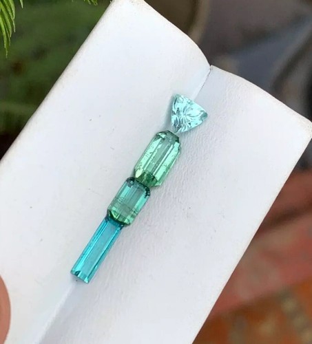 beautiful natural pairaba color tourmaline cut stone