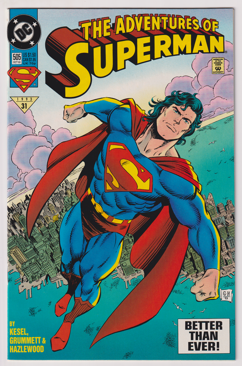 DC Comics! Adventures of Superman! Issue #505! | eBay
