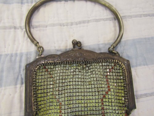 GROUP OF 4 RARER ART DECO PURSE ,NEAR MINT - Picture 13 of 15