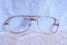 vintage eyeglass frame front gold aviator producer type 5-3/4