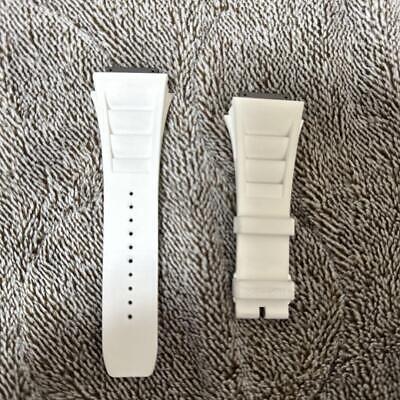 Richard Mille RM011 11L White Rubber Watch Strap Band SIZE L Richard Mille RM011 11L White Rubber Watch Strap Band SIZE L