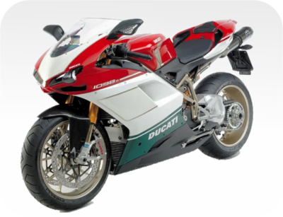 Adesivi ducati 1098s replica decalcomanie ducati 1098s tricolore