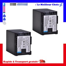 2x Batterie 3400mAh type BP-827 BP-820 BP-828 Pour Canon FS10 FS11 FS20 FS100