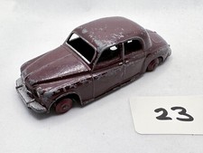 VINTAGE DINKY TOYS # 156 ROVER 75 DIECAST MODEL CAR MAROON BODY & HUBS 1955