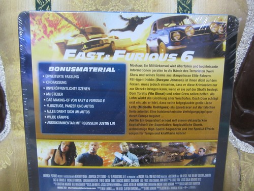 Fast & Furious 6 - Limited Steelbook Edition - Bluray - NEU&OVP - Bild 6 von 8