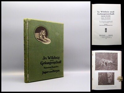 #ad Oertzen In Wildnis und Gefangenschaft Kameruner Tierstudien 1913 Abenteuer EUR 39.50