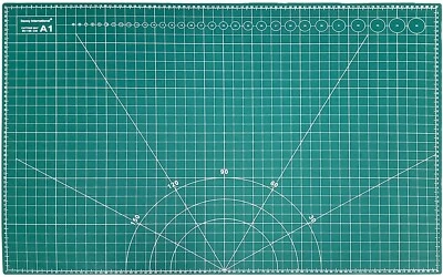 DENNY INTERNATIONAL Tappetino da taglio A1 900x600 mm autoguarigione antiscivolo design griglia arti e mestieri