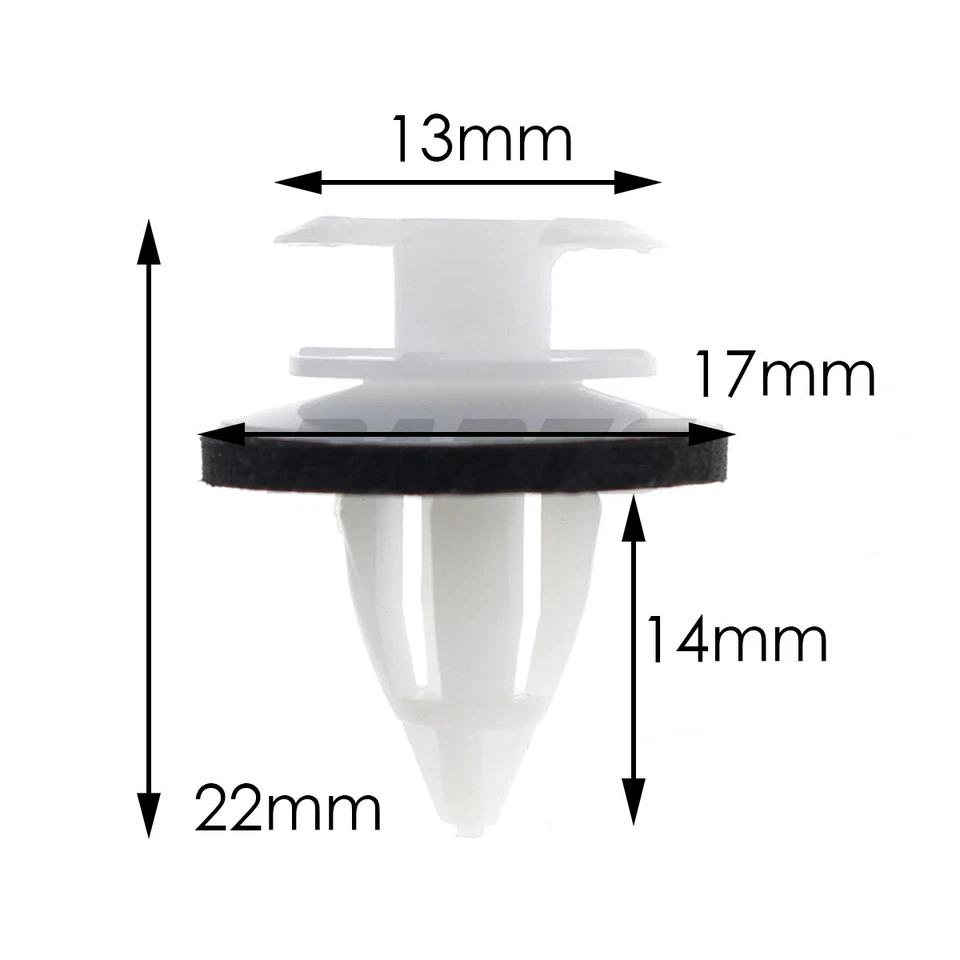 100pcs Door Panel Clips For BMW 3/5/7 Series E30 E34 E36 E38 E39 E46 X5 M3 M5 Z3 - Image 2 of 4