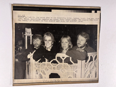 ABBA Foto Benny Andersson Original Presse Promo Dorchester Hotel London Nov 1982