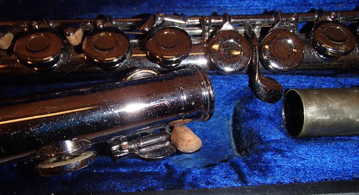 Vintage Gemeinhardt Model M2 Flute Elkhart Ind. + Hard Case | eBay
