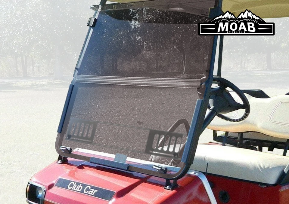 Faltbare getönte Windschutzscheibe "MOAB" für Club Car DS 2000.5+ Golfcart