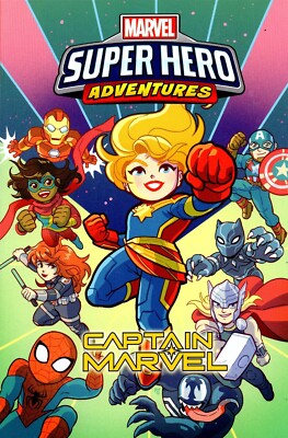 Marvel Super Hero Adventures GN TP Captain Marvel Spider-Man Avengers Ms. Marvel
