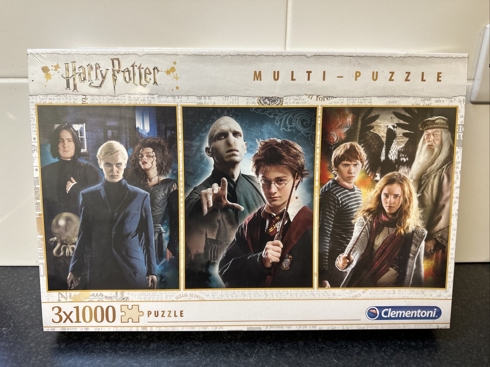 Harry Potter Multi-Puzzle Jigsaw 3x1000 pc Jigsaws NEW &SEALED
