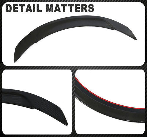 Alerón de carbono alerón trasero ala labio parte trasera para Mercedes CLA C117 2013-19 - Imagen 11 de 11