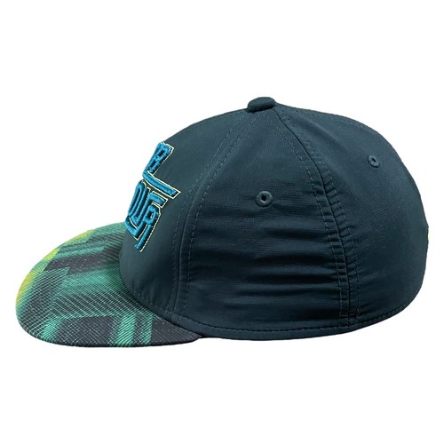Under Armour Youth S/M Fitted Hat Cap Blue Green Stretch Embroidered - Picture 5 of 11