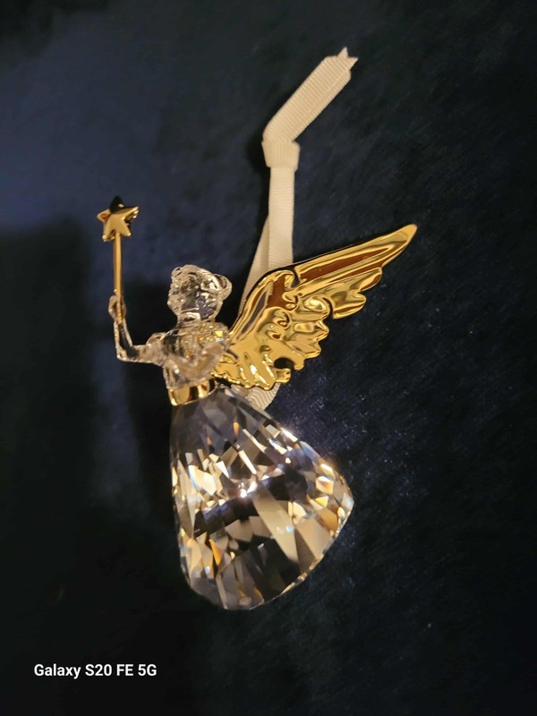 G1N Swarovski Crystal HOLIDAY MAGIC ANGEL Ornament 5657008 NIB
