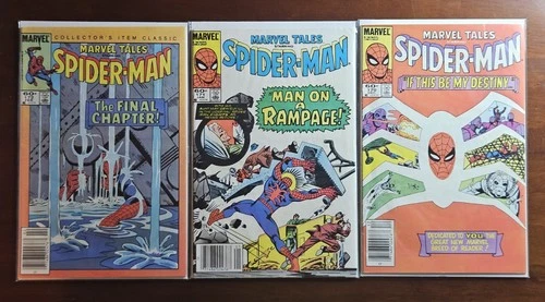 Marvel Tales 170 171 172 Spider-Man 1985 Marvel Comics