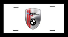 Aluminum White Plate Tag 6x 12 Made In Usa For Bmw Aluminum White Plate Tag 6x 12 Made In Usa For Bmw