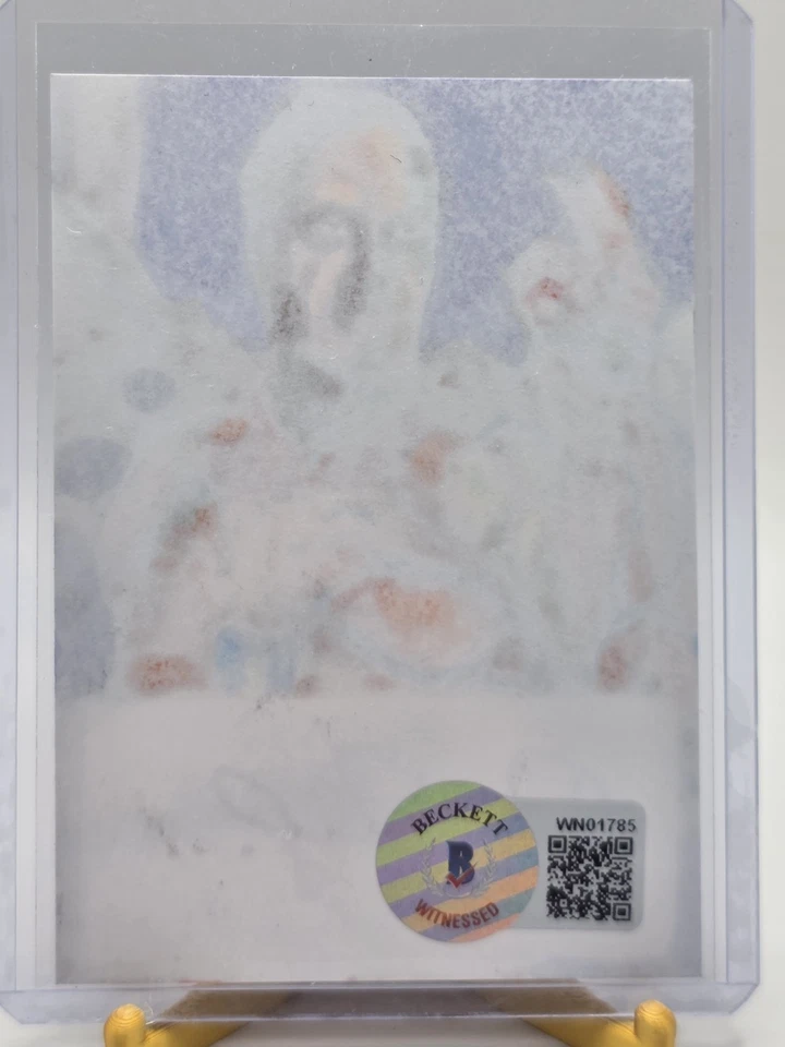 Robert Downey Jr. as Tony Stark / Iron Man Sketch PSC On Card Autograph Auto - Image 2 of 2