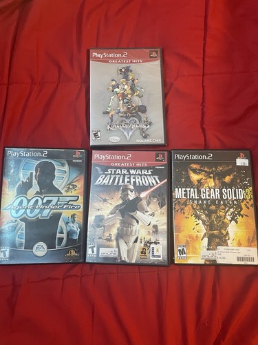 Bundle Of 4 PlayStation 2 Games. 1 Sealed, 3 Well Kept.