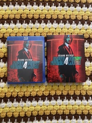 John Wick: Chapter 4 [Blu-ray] W/Slipcover Keanu Reeves New