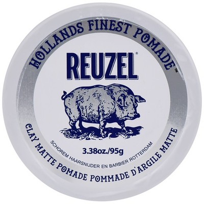 Reuzel Clay Matte Pomade 95 g - starker Halt, mattes Finish, parabenfrei