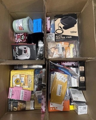 Large box of mixed Overstocked inventory 10-15 New Items to keep or resell