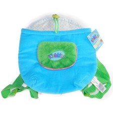 Webkinz Knapsack Backpack Bag Carrier Ganz Blue Kids Plush Pet w/ Tags 9"