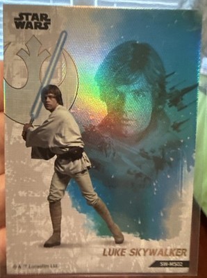 2025 Card Fun Star Wars Power The Force Luke Skywalker Star Time Engraved /100