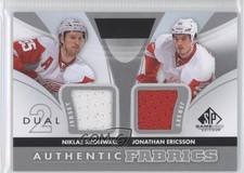 2012-13 SP Game Used Edition Niklas Kronwall Jonathan Ericsson #AF2-KE 0k3