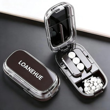 Precision Pill Cutter for Small and Tiny Pills, Sharp Blade with Storage Compart