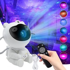 1-2PCS Star Projector Galaxy Night Light Starry Nebula Ceiling LED Lamp Remote
