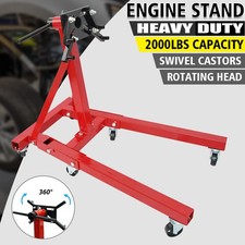 Folding Engine Gearbox Support Stand Heavy Duty Swivel Transmission 2000LB/900kg