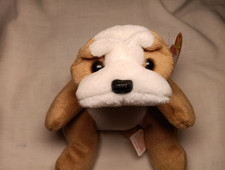 Ty Beanie Baby Wrinkles the Dog Bulldog