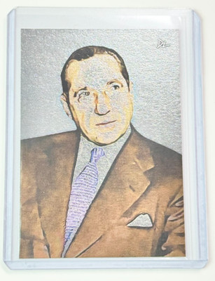Frank Costello Platinum Plated Artist Signed ''Mobster Icon'' Trading Card 1/1