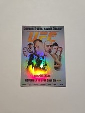 2010 Topps UFC Series 4 UFC 105 Fight Poster Couture vs Vera Card #FPR-UFC105