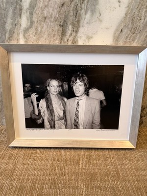Allan Tannenbaum - Signed Mick Jagger Jerry Hall Studio 54 Photo 5/50
