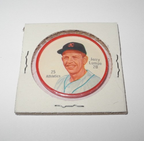 1962 Salada Tea Baseball Coin Pin 25 Jerry Lumpe Kansas City Athletics Near Mint