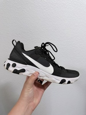 Size 11 - Nike React Element 55 Black White